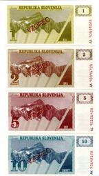 Slovenia (斯洛維尼亞紙幣), P1 , 1-TOLAR , 1990 , 品相全新UNC 歷史價格詳細信息