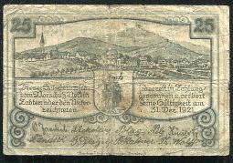 【緊急貨幣】(德國西萊茵) , 50 Pf.#209138 , 1921 , 24mm , 95新AU+ 歷史價格詳細信息