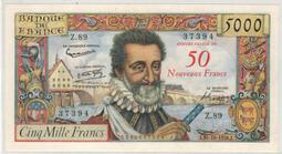 【Numismatist】France（法國）50-Francs P-152f 1992 PMG63 歷史價格詳細信息