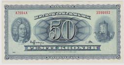 DENMARK ( 丹麥硬幣)， 5-ORE ， K843.1 ， 1953 ，品相極美XF #204972 歷史價格詳細信息