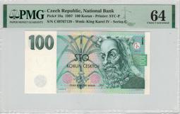 【Numismatist】Czech Republic（捷克）2000-Korun P-22 1999 PMG66 歷史價格詳細信息