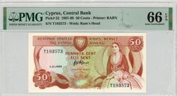 Cyprus塞浦路斯2011年10元全新超低價稀少精美 歷史價格詳細信息