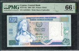 Cyprus塞浦路斯2011年10元全新超低價稀少精美 歷史價格詳細信息