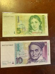 西德舊版鈔～1991年20mark(德國女詩人） 歷史價格詳細信息