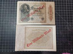 【紙幣】GERMANY(德國),P110e  , 500-Mill-MK  , 1923 水印L ,品相9新AU #203743 歷史價格詳細信息