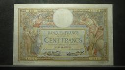 【麟雅堂】法國（France）1977年100-Francs，90新 歷史價格詳細信息