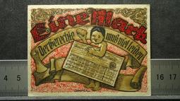 【麟雅堂】德國圖林根州施蒂策巴赫市1921年50-Pfennig，演奏，98新 歷史價格詳細信息