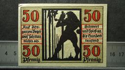 【麟雅堂】德國圖林根州邁寧根市50-Pfennig，工人，98新 歷史價格詳細信息