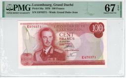 【Numismatist】St. Pie. & Miq.（聖皮埃與密克隆群島）1-Franc P-22 ND PMG67 歷史價格詳細信息