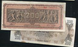 【紙幣】GREECE(希臘),P130,2500萬 DRA,1944 品相9新AU 歷史價格詳細信息