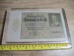 1922年德國大票幅馬克（5張合拍） 歷史價格詳細信息