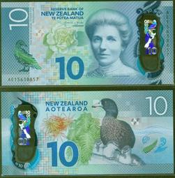 紐西蘭10 Dollars舊版 歷史價格詳細信息