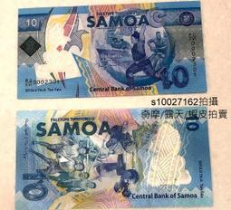 【低價外鈔】薩摩亞2023年 10TALA 塑膠鈔一枚，孩童圖案，漂亮新發行~ 歷史價格詳細信息