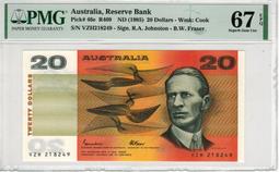 AUSTRALIA (澳大利亞)， 20-CENT，K66，1980， #203588品相美VF 歷史價格詳細信息