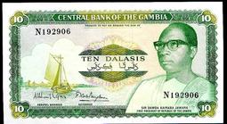 GAMBIA（甘比亞紙幣），P-NEW，10-DALA，ND(2015)，品相全新UNC  動物 歷史價格詳細信息