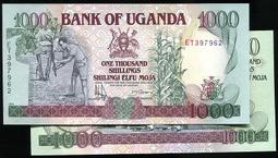 UGANDA（烏干達紙幣），P26，1000-Sh，1986，品相全新UNC 歷史價格詳細信息