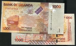 UGANDA（烏干達紙幣），P26，1000-Sh，1986，品相全新UNC 歷史價格詳細信息