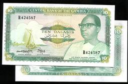 GAMBIA（甘比亞紙幣），P-NEW，10-DALA，ND(2015)，品相全新UNC  動物 歷史價格詳細信息