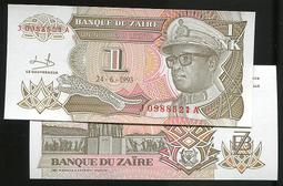 【紙幣】ZAIRE(薩伊), P60 , 100-ZAIRE , 1994 品相全新UNC #208485 歷史價格詳細信息