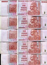 ZIMBABWE(辛巴威1億紙幣），P58，100000000，2008，品相全新UNC 歷史價格詳細信息