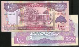SOMALILAND（索馬里蘭紙幣 動物），P-NEW，1000-SH.，2006，品相全新UNC 歷史價格詳細信息