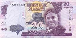 馬拉威2022年版200 Kwacha１枚。－UNC－－－(MALAWI-馬拉維) 歷史價格詳細信息