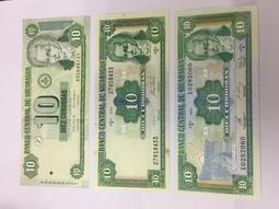 尼加拉瓜4張紙鈔 歷史價格詳細信息