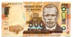 MALAWI(馬拉威紙幣 動物)，P58，50-KW，2012，品相全新UNC 歷史價格詳細信息