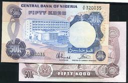 【紙幣】NIGERIA(奈及利亞), P14  , 50-KOBO  , ND(73-78) ,品相全新UNC #204922 價格比較,價格查詢,歷史價格詳細信息