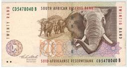 南非20蘭特歐姆龍環版全新UNC保真外國錢幣紙鈔曼德拉非洲大象#紙幣#錢幣#外幣 歷史價格詳細信息