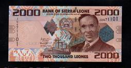 【低價外鈔】獅子山2021年 2000Leones 紙鈔一枚 新年份 絕版少見~ 價格比較,價格查詢,歷史價格詳細信息