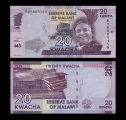 MALAWI(馬拉威紙幣 動物)，P58，50-KW，2012，品相全新UNC 歷史價格詳細信息