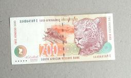 南非200蘭特，PMG66，1999年初版，全新UNC9119 歷史價格詳細信息