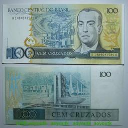 巴西 - 1986年  10 Cruzados  紙鈔  UNC 歷史價格詳細信息