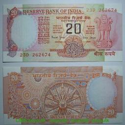 有釘書針眼 P-82K 印度20盧比票靣新保真收藏紙鈔外國錢幣India#紙幣#錢幣#外幣 價格比較,價格查詢,歷史價格詳細信息