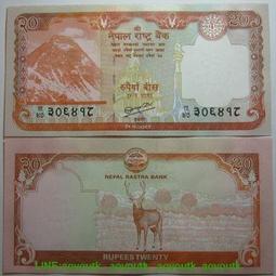 【紙幣】NEPAL (尼泊爾), P76  ,動物 5 Rupee , 2017 品相全新UNC #200444 歷史價格詳細信息