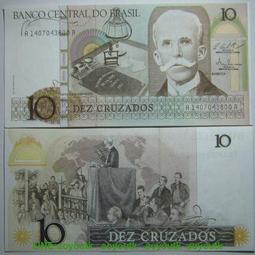 巴西 - 1986年  10 Cruzados  紙鈔  UNC 歷史價格詳細信息