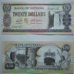 全新UNC 圭亞那1元 紙幣 外國錢幣 1966-92年版 P-21【滿300出貨】 歷史價格詳細信息