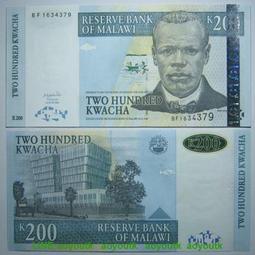 【紙幣】MALAWI(馬拉威), P36a , 5-KW , 1997 ,品相全新UNC #205374 歷史價格詳細信息