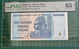 津巴布韋100萬億元全新UNC10415 歷史價格詳細信息