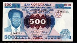 【低價外鈔】烏干達 ND 1985年 50Shillings 紙鈔一枚 P20 水壩圖案 絕版少見~(98新~UNC 歷史價格詳細信息