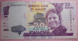 馬拉威2022年版200 Kwacha１枚。－UNC－－－(MALAWI-馬拉維) 歷史價格詳細信息
