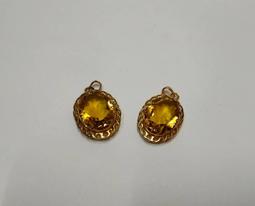 瑪瑙橢圓形垂墬(G1).尺寸:1.7*1.4公分.(G2).尺寸:1.7*1公分 歷史價格詳細信息