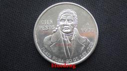 墨西哥1977年民族英雄莫雷洛斯100比索大銀幣164 歷史價格詳細信息