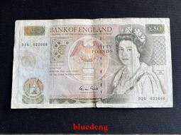 英國D系列1鎊紙幣 女王伊麗莎白 牛頓 年份隨機 非全新流通10242 歷史價格詳細信息