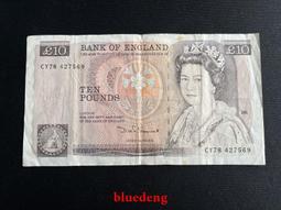 英國D系列1鎊紙幣 女王伊麗莎白 牛頓 年份隨機 非全新流通10242 歷史價格詳細信息