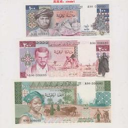 ????露天【至低價】/ 毛裏塔尼亞3張紙幣2011-15年100 200 500烏吉亞全新非洲錢幣 歷史價格詳細信息