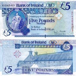 全新UNC北愛爾蘭2001年版5鎊紙幣11170 歷史價格詳細信息