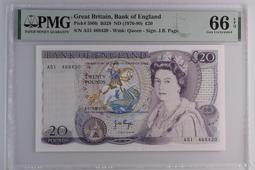 1970年英國 C序列1鎊紙幣 有點小裂口5365 歷史價格詳細信息