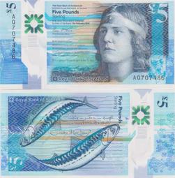 蘇格蘭皇家銀行2016年10鎊塑料鈔ZZ補號鈔p-new，gem unc 歷史價格詳細信息